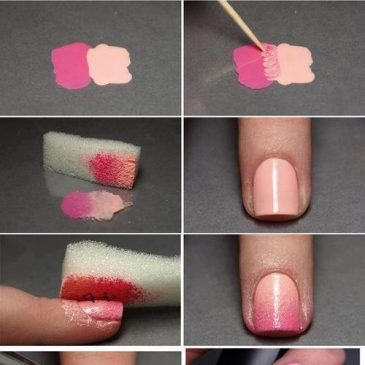 Easy Ombre Nails tutorial