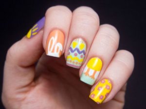 cute easter nail designs