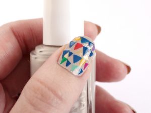 triangle nail designs