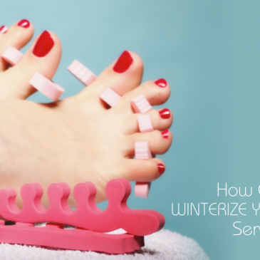 How can you winterize your pedicure services